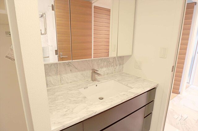 洗面 シティタワー麻布十番 16階/-