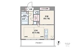 間取図画像 1LDK