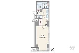 アヴァンティーク銀座一丁目 1Kの間取図画像