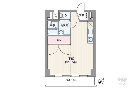 間取りは専有面...