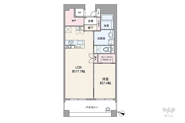 間取り ザレジデンス白金スイート 7階/-