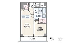 ドルミ代々木 1LDKの間取図画像