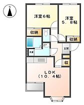 メルヴェールＦＵＪＩＭＯＲＩ 101 ｜ 岐阜県各務原市蘇原熊田町２丁目（賃貸アパート2LDK・1階・51.23㎡） その2