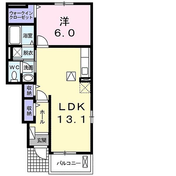 イオス　本今 103｜岐阜県大垣市本今１丁目(賃貸アパート1LDK・1階・46.41㎡)の写真 その2