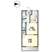 タウンロイヤル渡辺 105 ｜ 岐阜県羽島市江吉良町（賃貸アパート2K・1階・29.75㎡） その2