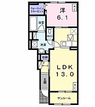 ファースト・ステップＢ 103 ｜ 岐阜県大垣市本今３丁目（賃貸アパート1LDK・1階・52.35㎡） その2