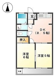 エポックハイムけんせいＢ 2階