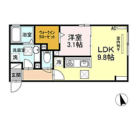 ベルエア岐阜 1階/103