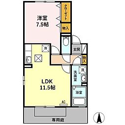 ドミール六条 1階