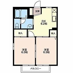 シャンテ B 2階