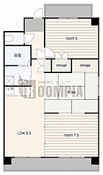 ラ・ミノール 3LDKの間取図画像