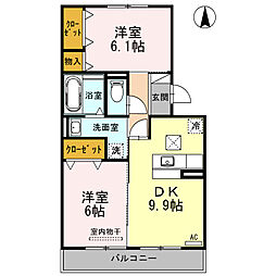 モンシャトー岐南 1階/102
