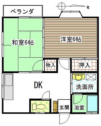 フルーツマンションA_間取り_0