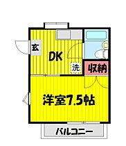 アヴェイルミキ 201 ｜ 埼玉県草加市谷塚町1128-3（賃貸アパート1DK・2階・24.30㎡） その2