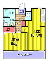 アーリアオオツカII 202 ｜ 埼玉県草加市清門２丁目22-10（賃貸アパート1LDK・2階・40.57㎡） その2