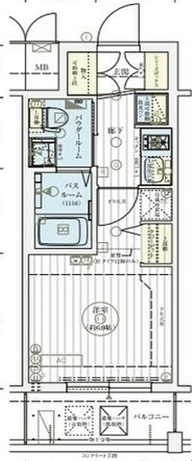 1K 間取り