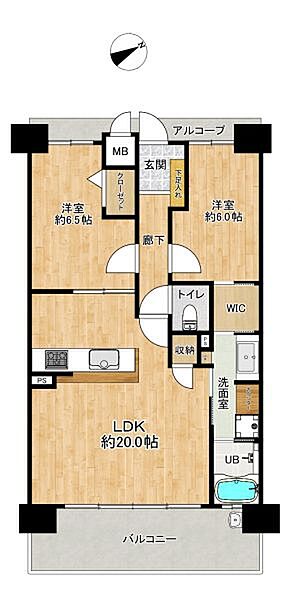 間取りを拡大表示
