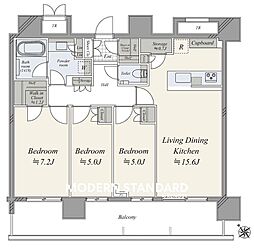 間取図画像 3LDK
