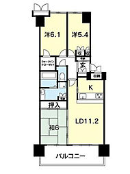 アルファステイツ沖浜 3LDKの間取図画像