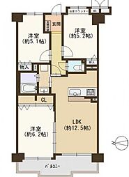 マイシティ伊丹壱番館 3LDKの間取図画像