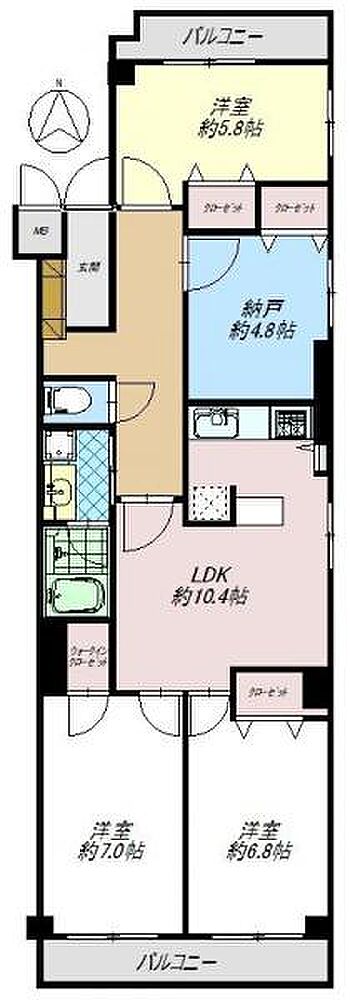 4LDK 間取り