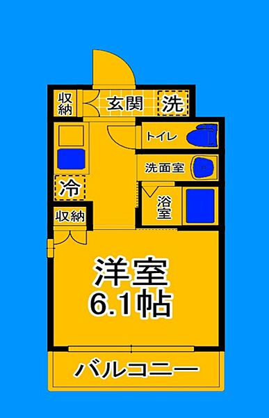 大阪府堺市堺区大町東3丁(賃貸マンション1K・8階・20.74㎡)の写真 その2