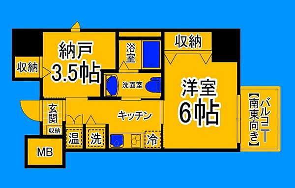 大阪府堺市堺区宿屋町東1丁(賃貸マンション2K・1階・29.98㎡)の写真 その2