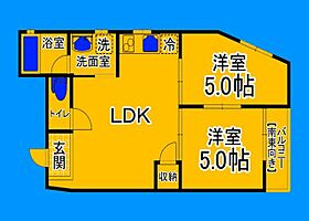 大阪府大阪市住吉区杉本2丁目（賃貸マンション2LDK・3階・40.00㎡） その2