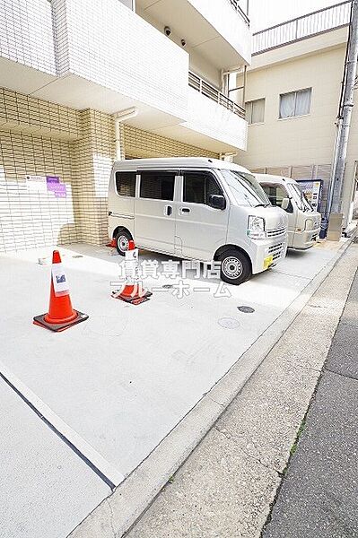 ：駐車場です！