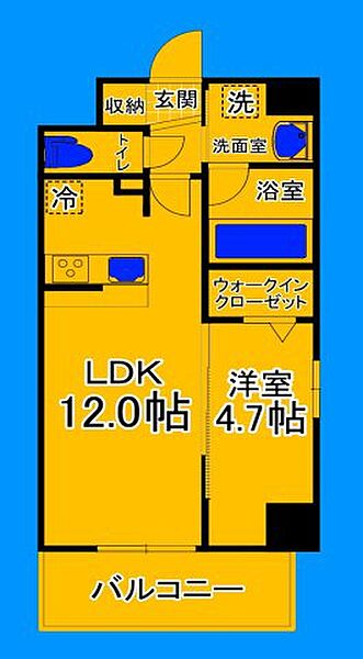 大阪府堺市堺区向陵東町1丁(賃貸マンション1LDK・12階・40.04㎡)の写真 その2