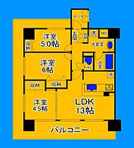 大阪府堺市堺区中安井町3丁（賃貸マンション3LDK・6階・63.62㎡） その2