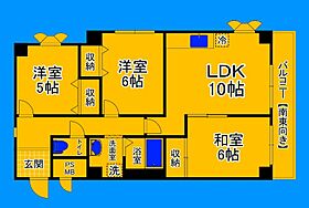 大阪府大阪市住吉区清水丘2丁目（賃貸マンション3LDK・7階・68.89㎡） その2