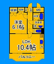 大阪府堺市北区金岡町（賃貸マンション1LDK・1階・41.25㎡） その2