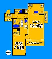 大阪府大阪市住吉区南住吉3丁目（賃貸マンション1LDK・2階・50.71㎡） その2