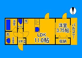 大阪府堺市堺区鉄砲町（賃貸マンション1LDK・1階・37.25㎡） その2