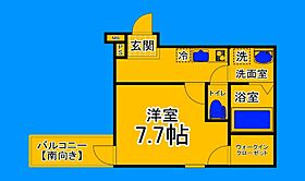 大阪府大阪市住吉区山之内3丁目（賃貸アパート1K・1階・28.01㎡） その2