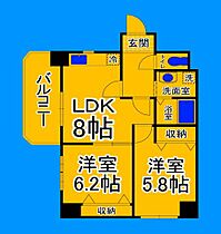 大阪府大阪市住吉区我孫子西2丁目（賃貸マンション2LDK・2階・50.16㎡） その2