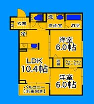 大阪府堺市堺区向陵東町2丁（賃貸アパート2LDK・2階・52.26㎡） その2