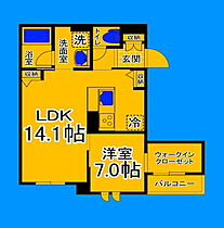 大阪府堺市北区北長尾町6丁（賃貸アパート1LDK・2階・47.05㎡） その2