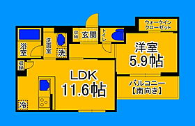 大阪府堺市北区金岡町（賃貸マンション1LDK・3階・44.85㎡） その2