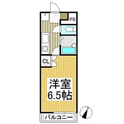 セノーテ佐久 1Kの間取図画像
