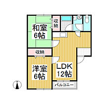 アイムステージ  ｜ 長野県北佐久郡御代田町大字御代田（賃貸アパート2LDK・2階・54.00㎡） その2