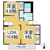 長野県小諸市三和2丁目（賃貸アパート2LDK・2階・49.80㎡） その2