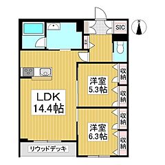 物件の間取り