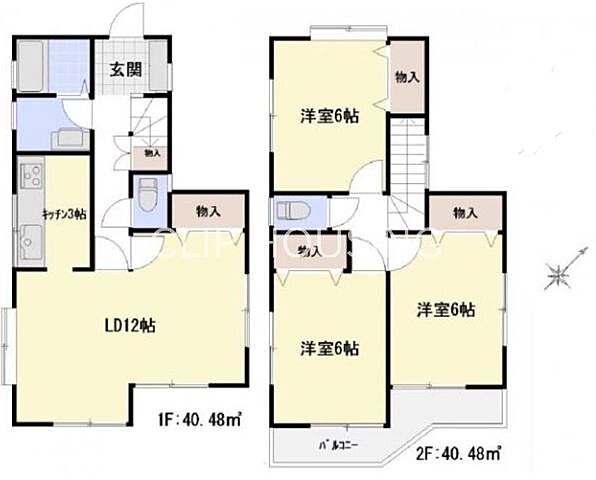 間取り 八王子市寺田町