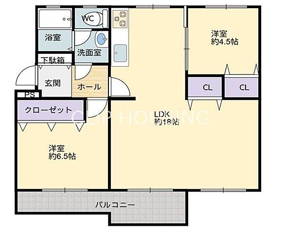 間取り 高幡台団地　7号棟 5階/-