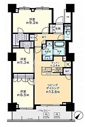 間取図画像 3LDK