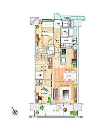 間取図画像 3LDK