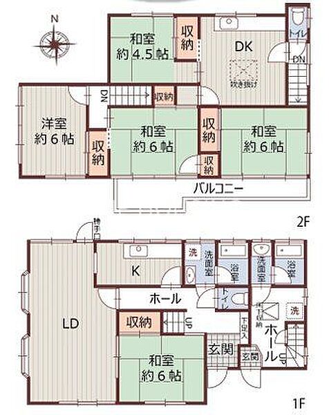 間取りを拡大表示