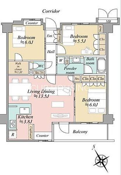 間取りを拡大表示